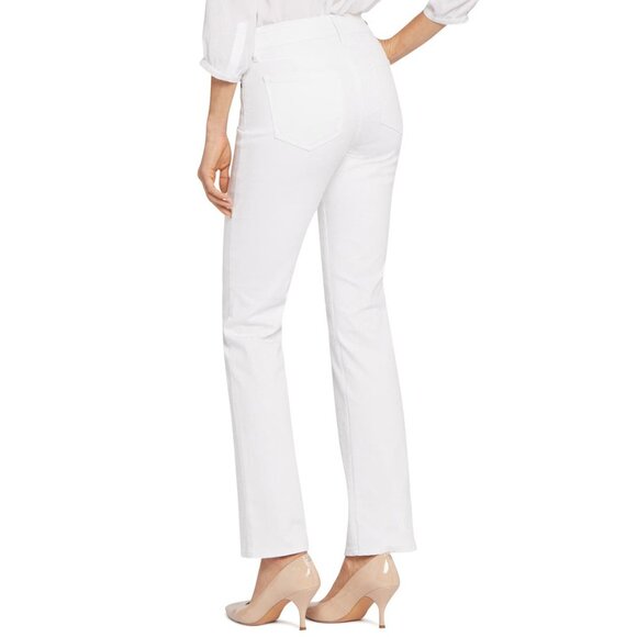 NWT NYDJ Womens Size 2 2x32 Optic White Marilyn Straight Leg Stretch Jeans NEW - Picture 5 of 8